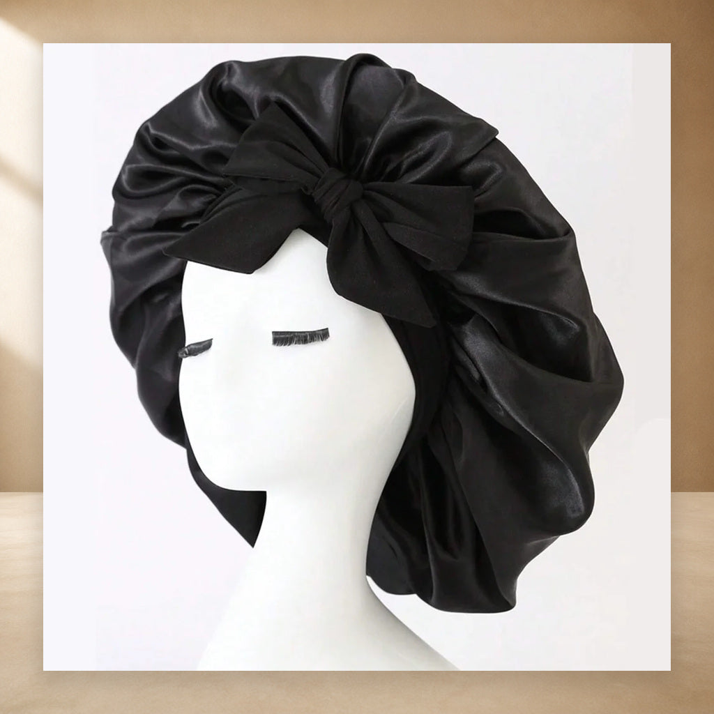 Adjustable Satin Sleep Bonnet