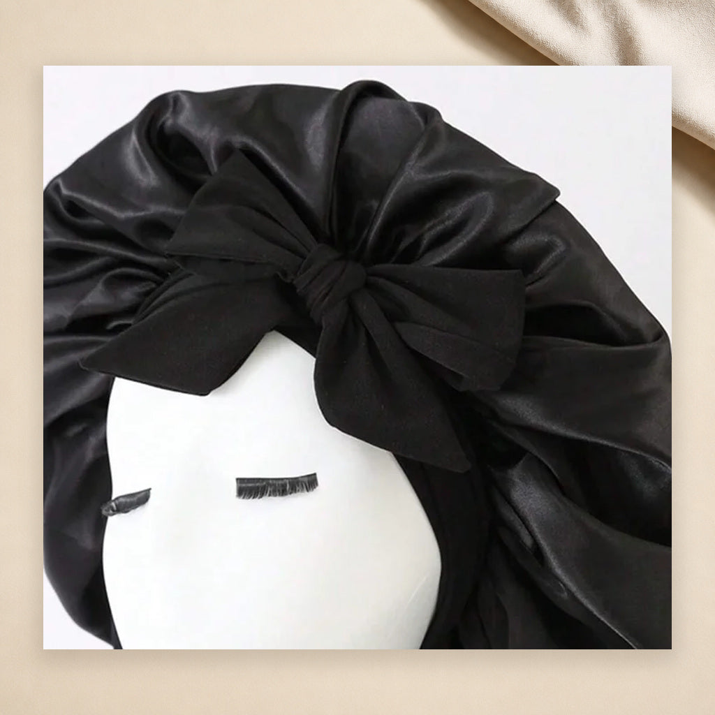 Adjustable Satin Sleep Bonnet