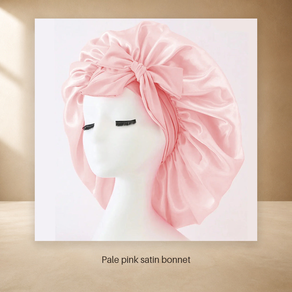 Adjustable Satin Sleep Bonnet