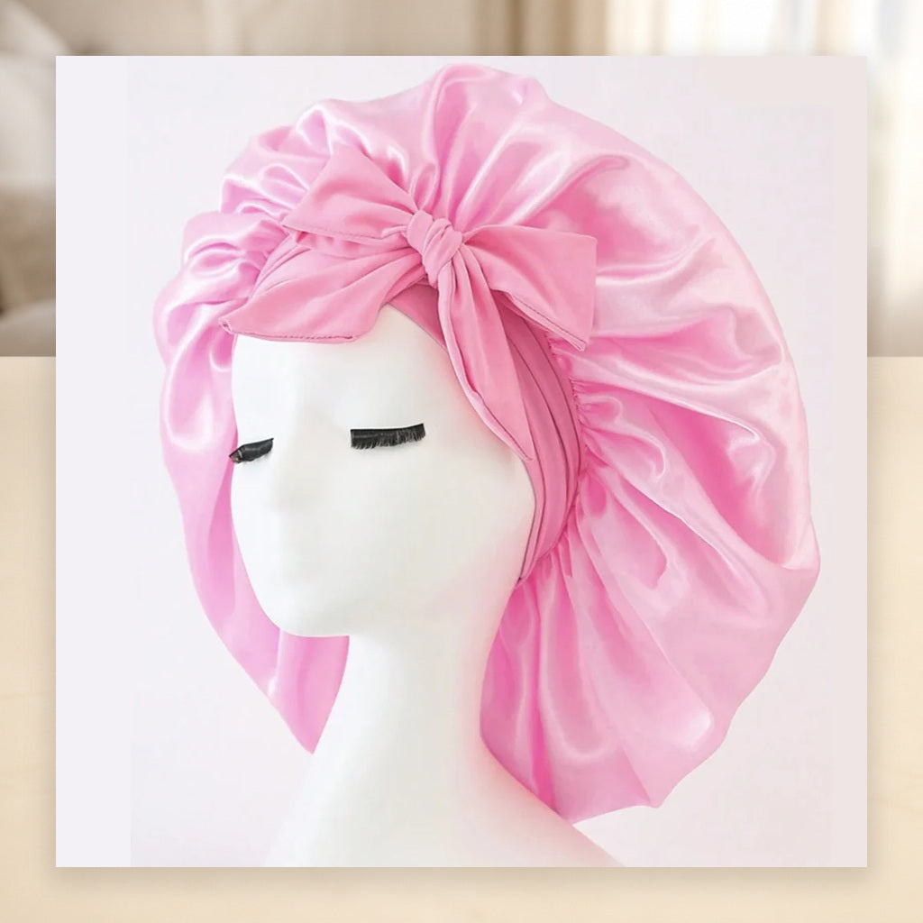 Adjustable Satin Sleep Bonnet