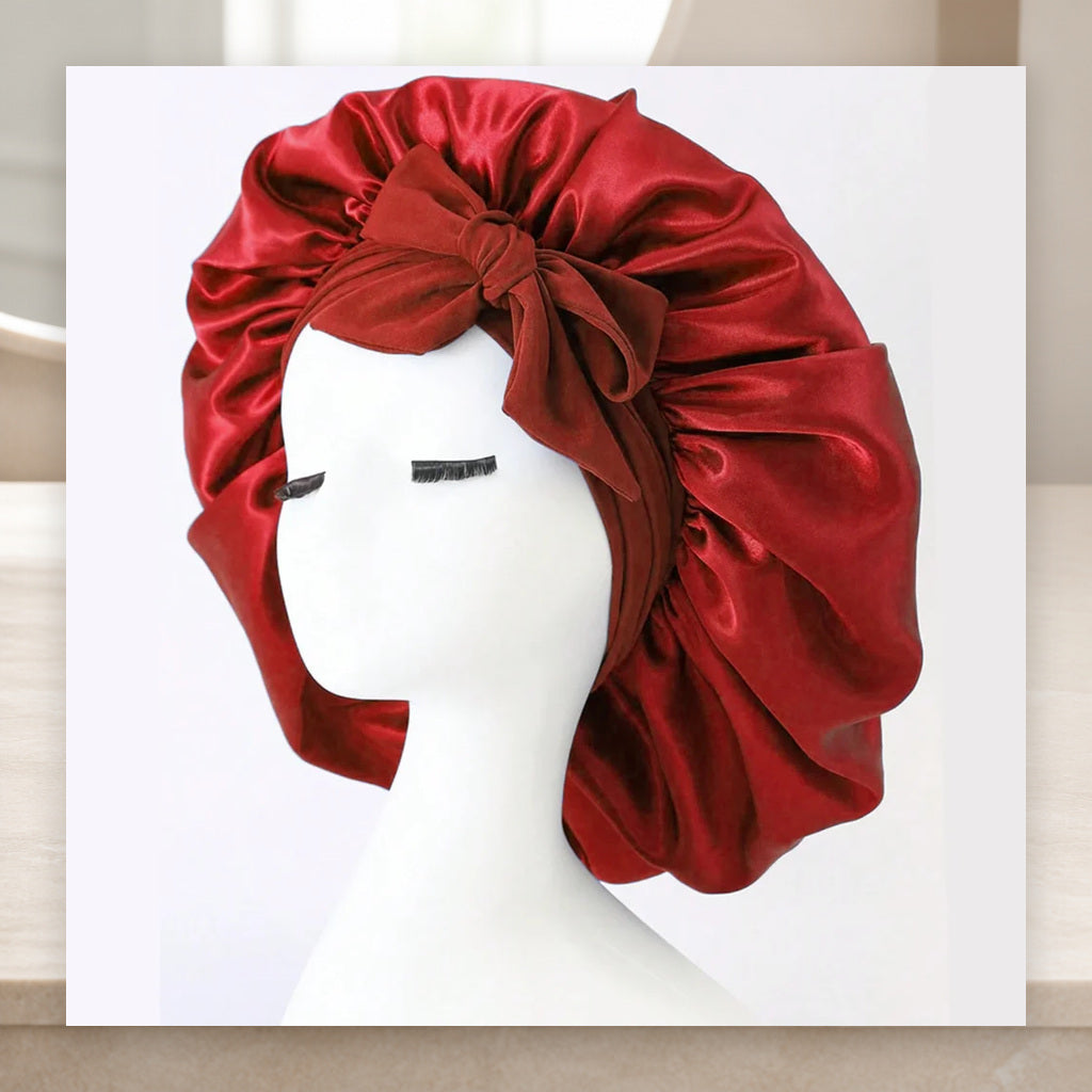 Adjustable Satin Sleep Bonnet