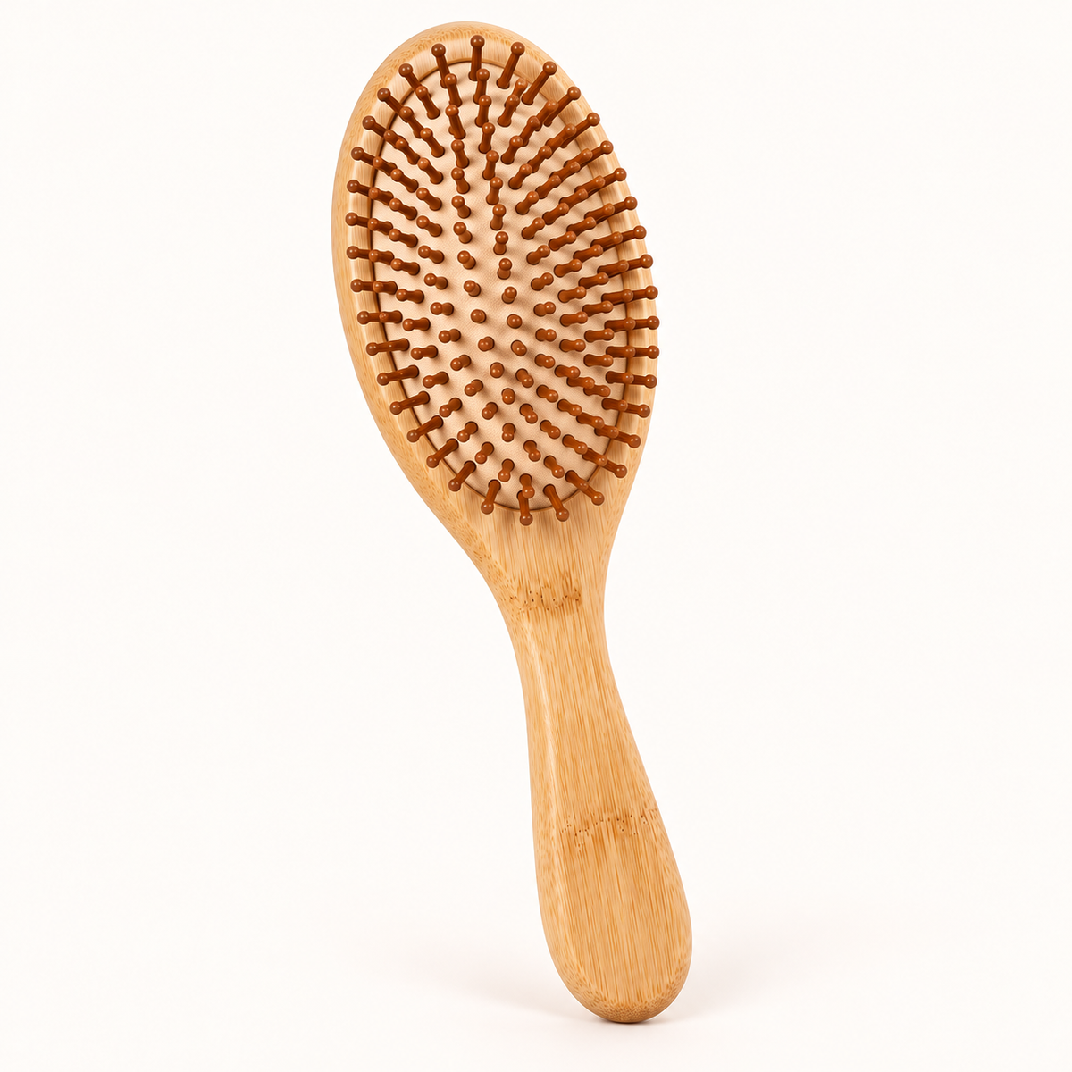 Paddle Hairbrush with Cushioned Base