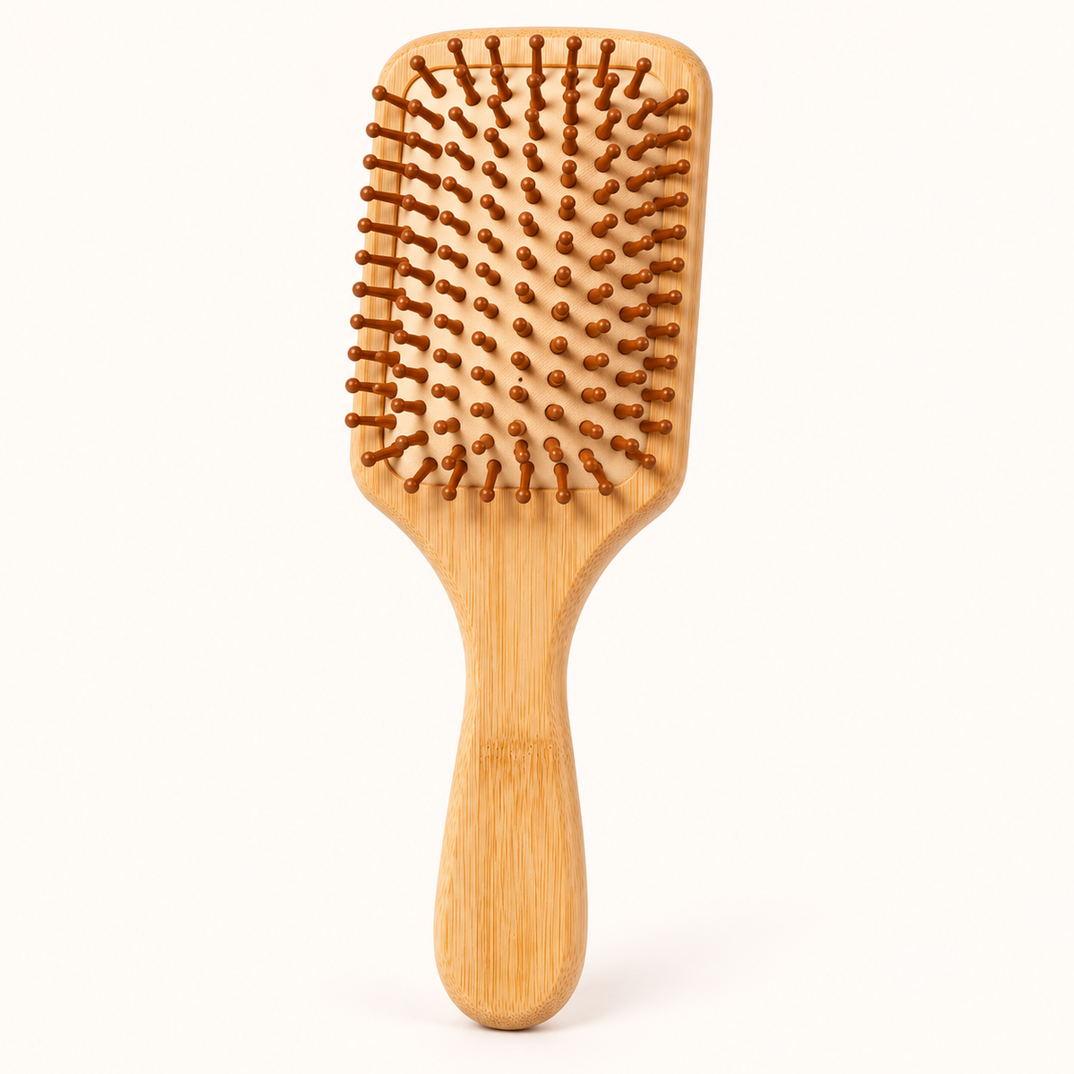 Paddle Hairbrush with Cushioned Base