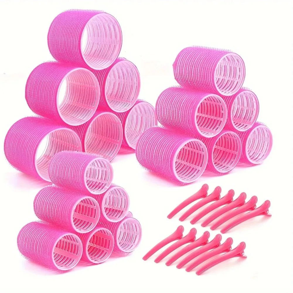 30-Piece Self-Grip Hair Roller Kit