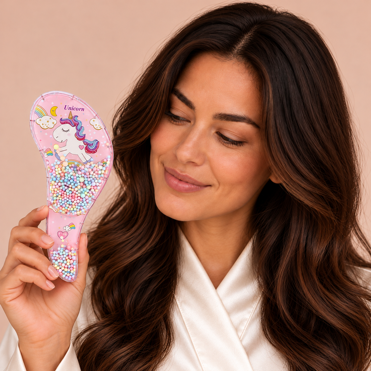 Hairbrush with Playful Prints