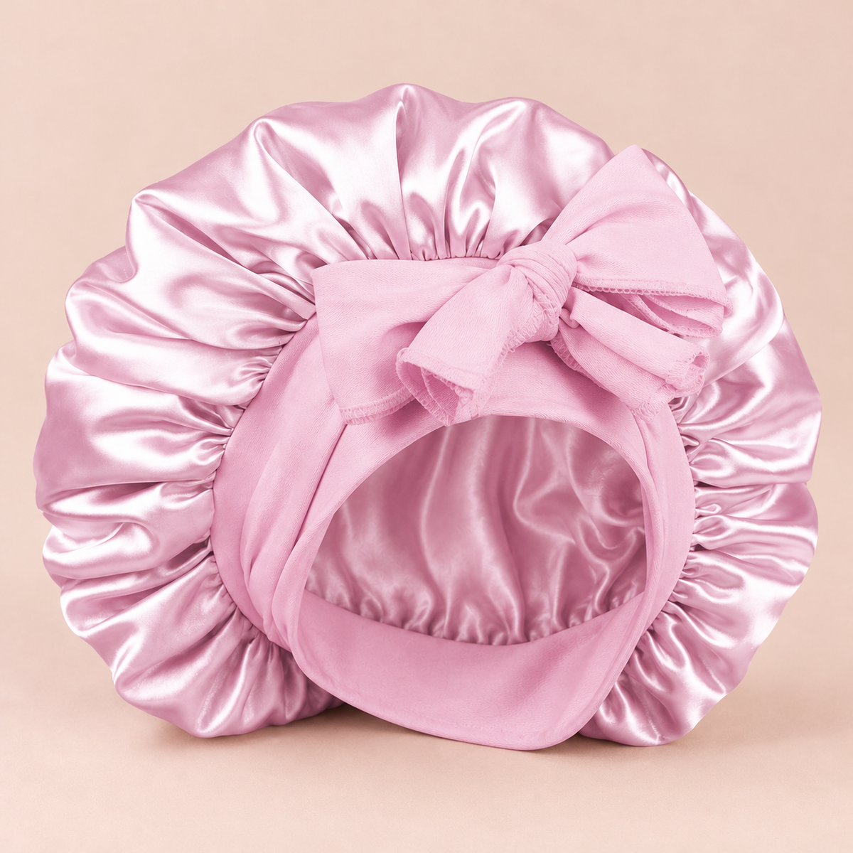Satin-Finish Adjustable Sleep Bonnet