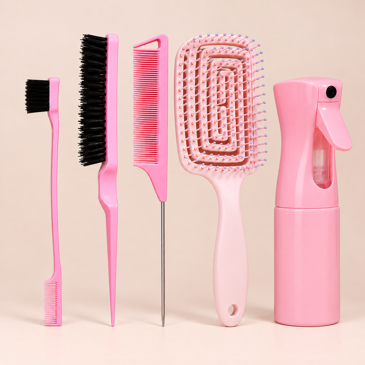 Comb and Brush Styling Set