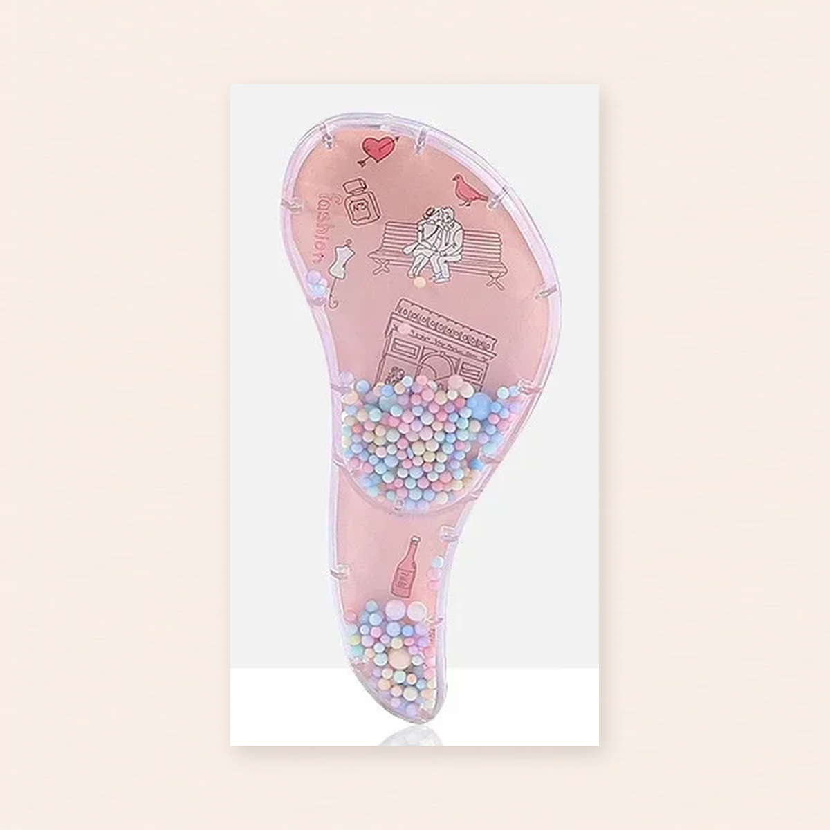 Hairbrush with Playful Prints