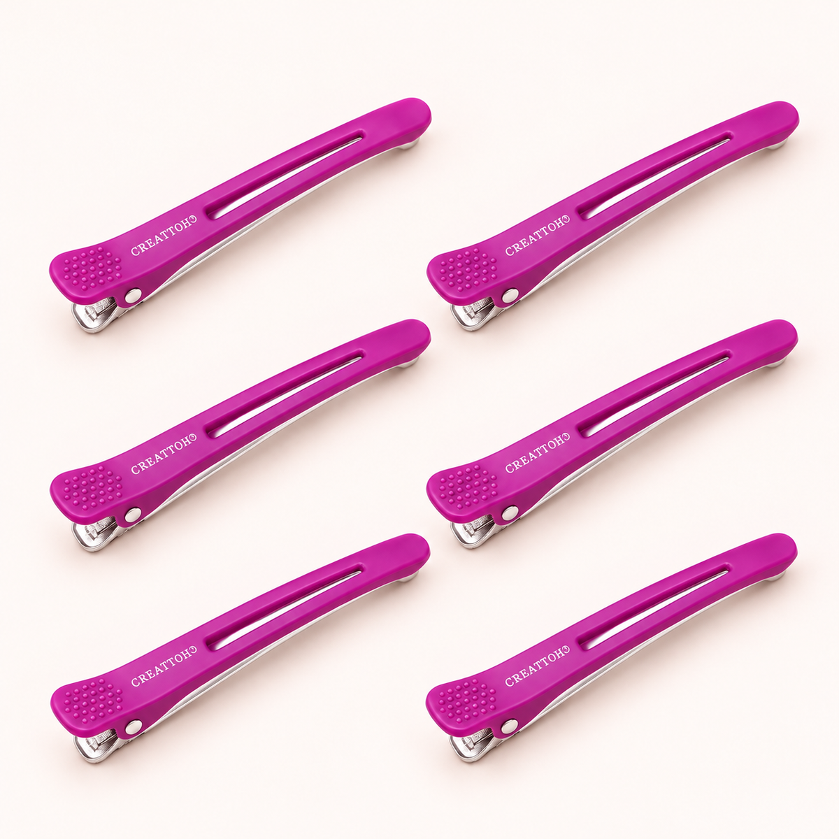 Hair Sectioning Clips 6-Piece Set