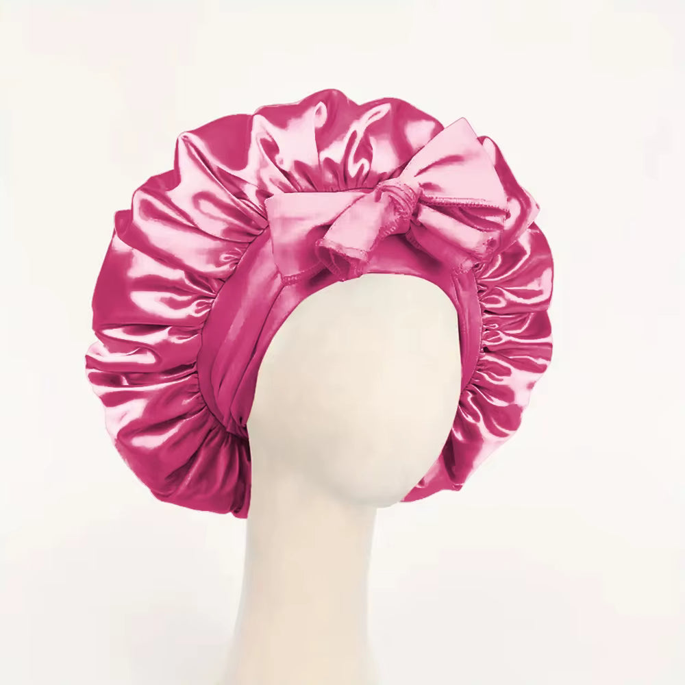 Adjustable Satin Sleep Bonnet