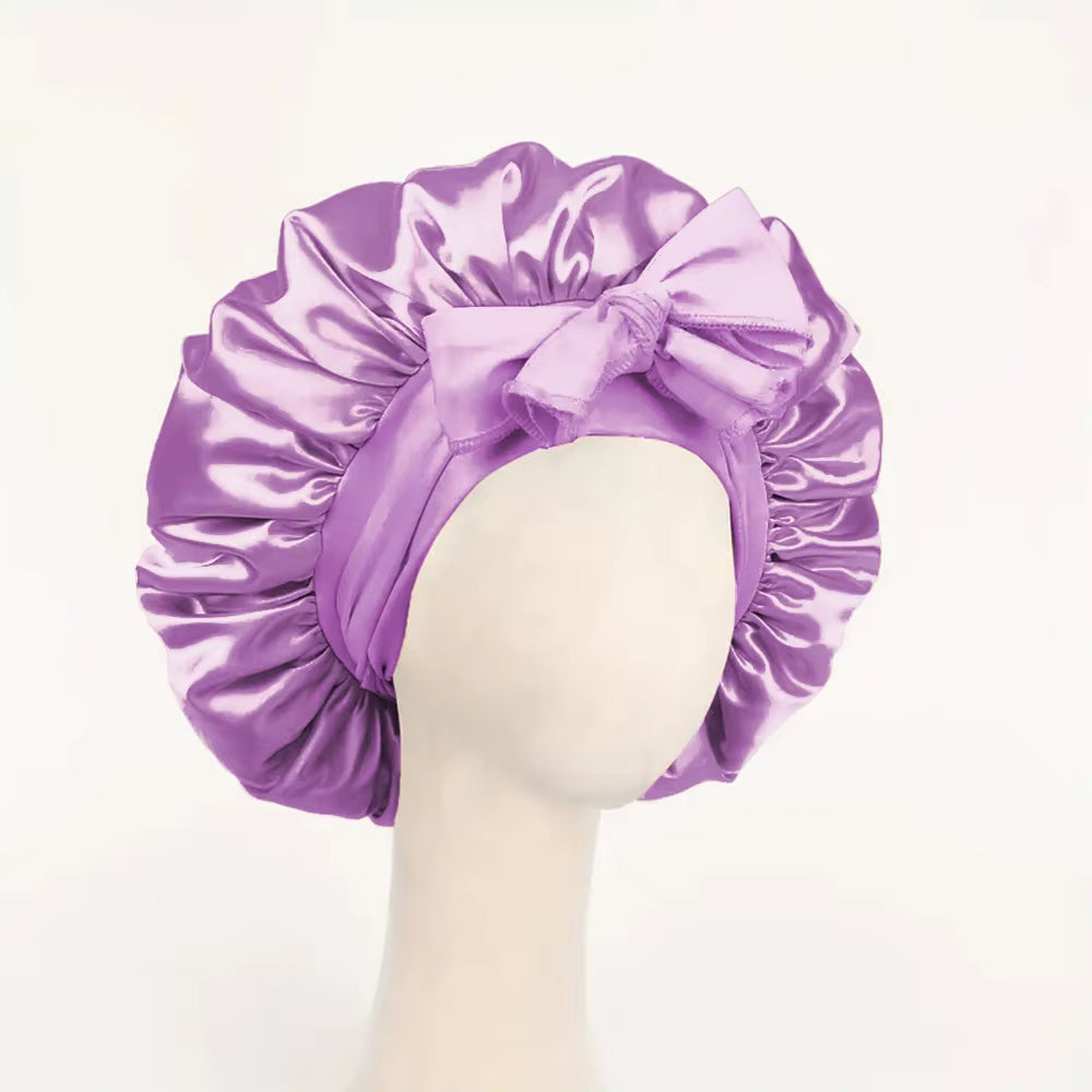 Adjustable Satin Sleep Bonnet