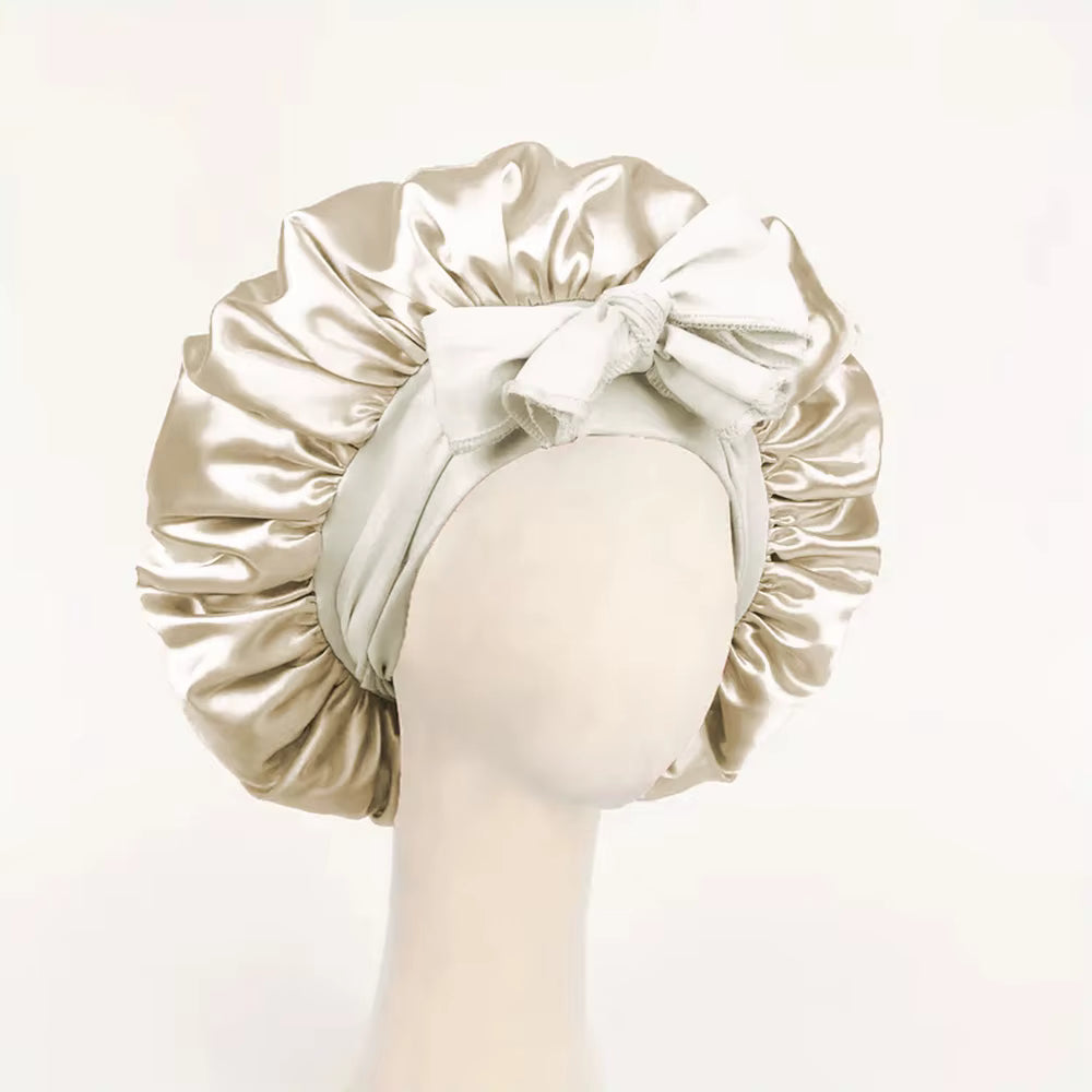 Adjustable Satin Sleep Bonnet