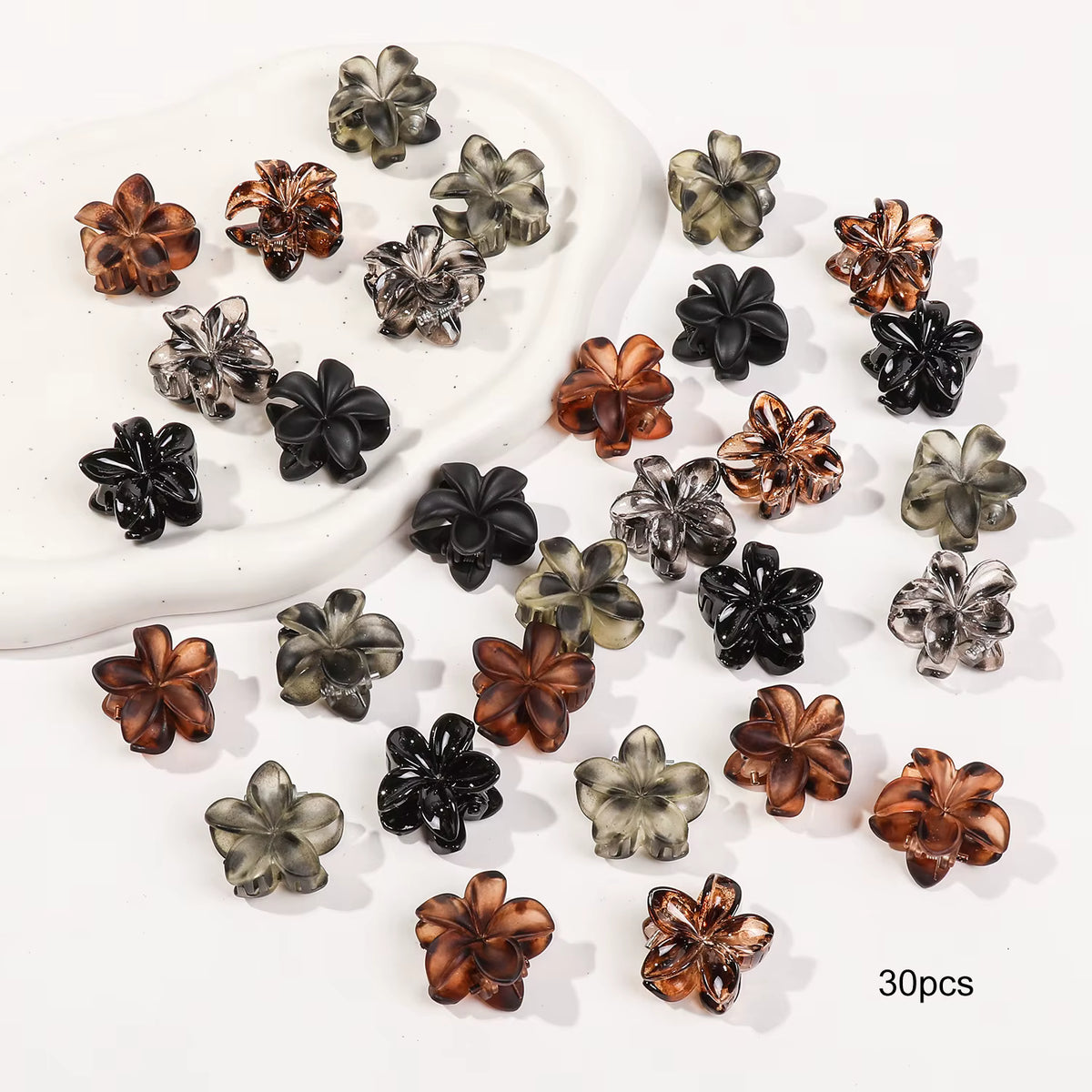 Mini Hair Claw Clip Pack – Assorted Shapes